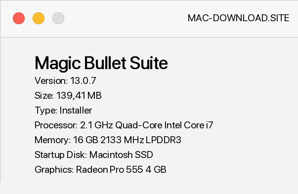 magic bullet suite 13.0.15 serial key